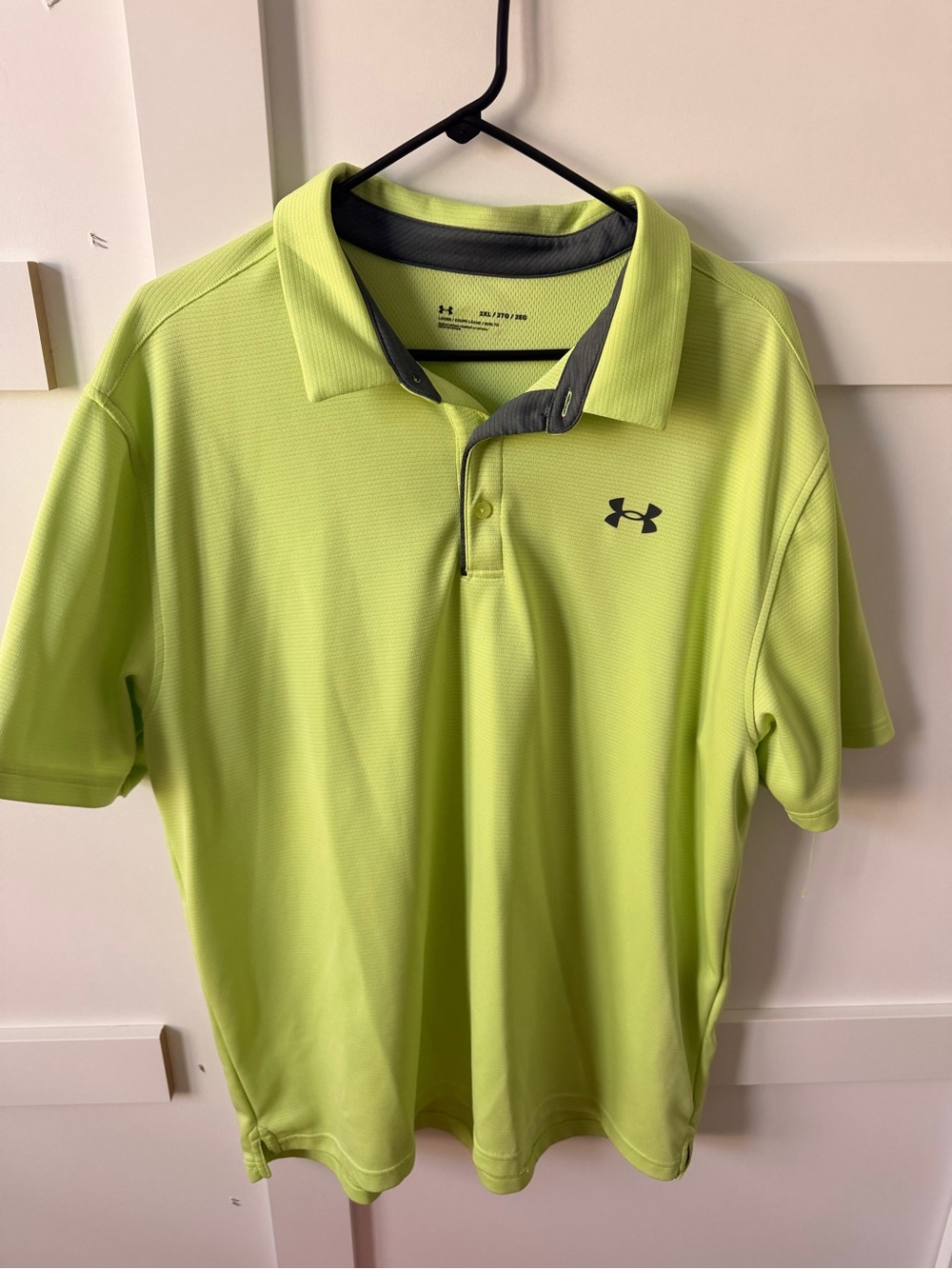 Under Armour Men’s Neon Lime Polo